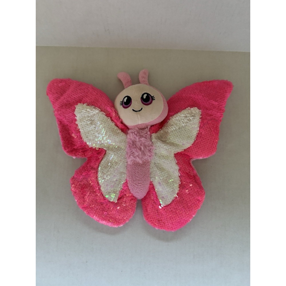 Adventure Planet Sequinimals Plush Butterfly Sequin Pink Plush